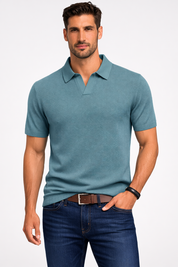 Matteo Bellini | Textured Polo Shirt For Men