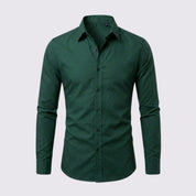 Raffaello Dunmore | Men's Slim Fit Burgundy Formal Shirt