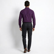 Raffaello Dunmore | Men's Slim Fit Burgundy Formal Shirt