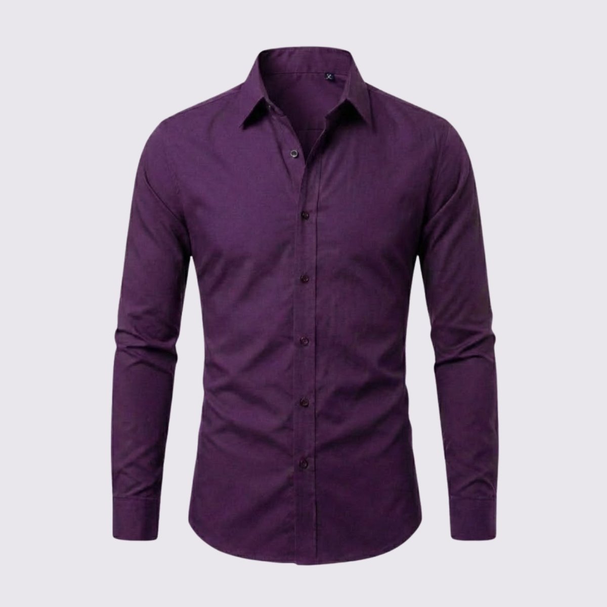 Raffaello Dunmore | Men's Slim Fit Burgundy Formal Shirt