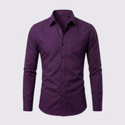 Raffaello Dunmore | Men's Slim Fit Burgundy Formal Shirt