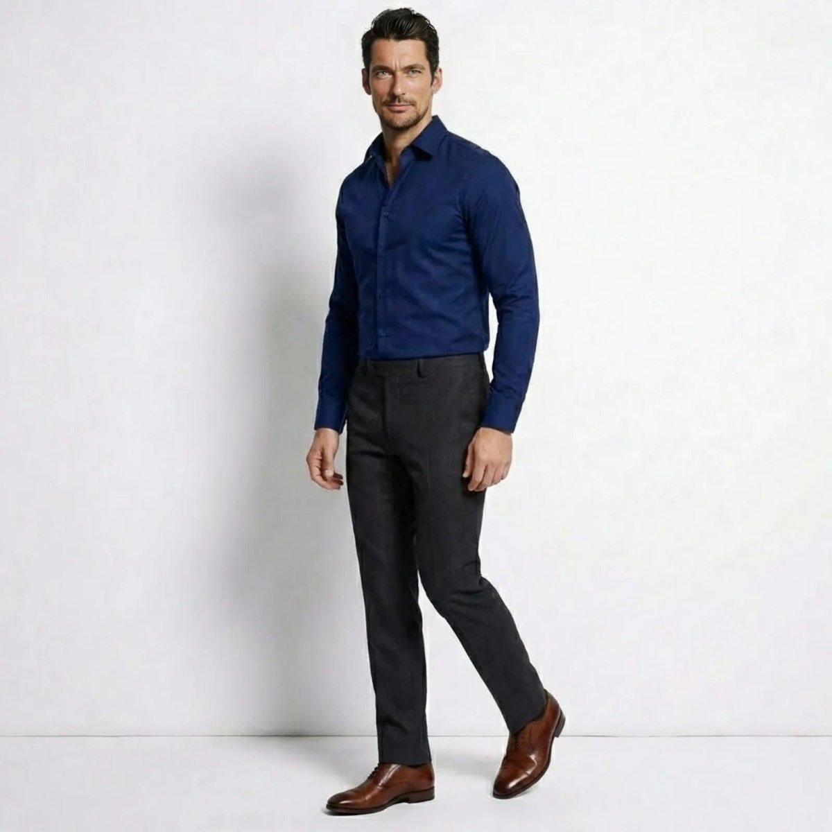 Raffaello Dunmore | Men's Slim Fit Burgundy Formal Shirt