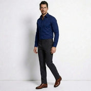 Raffaello Dunmore | Men's Slim Fit Burgundy Formal Shirt