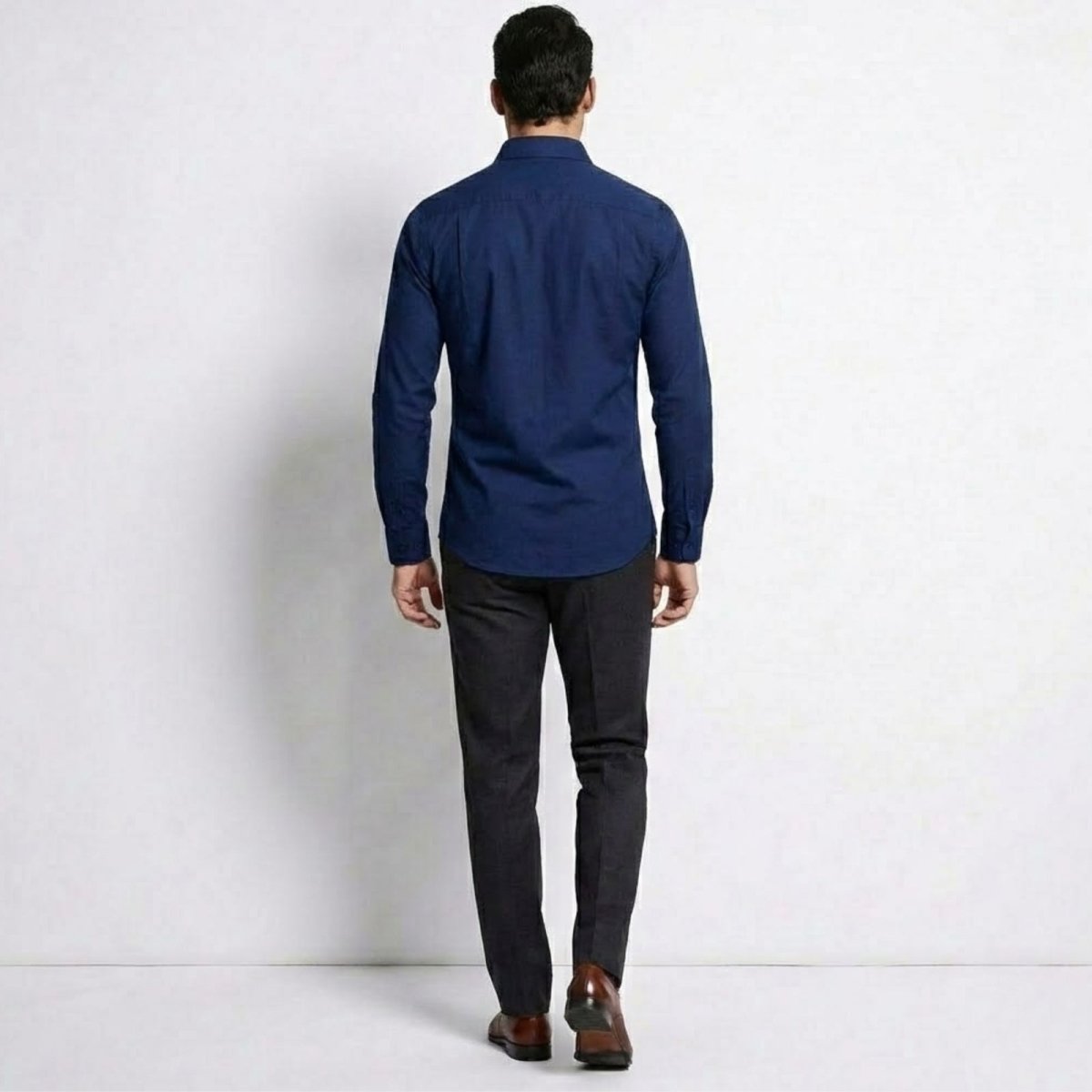 Raffaello Dunmore | Men's Slim Fit Burgundy Formal Shirt