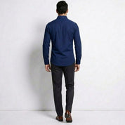 Raffaello Dunmore | Men's Slim Fit Burgundy Formal Shirt