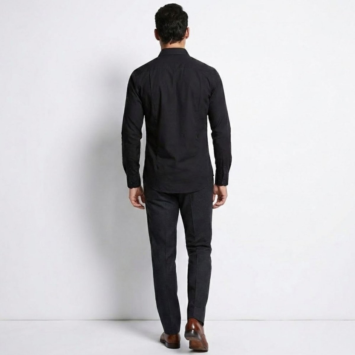 Raffaello Dunmore | Men's Slim Fit Burgundy Formal Shirt