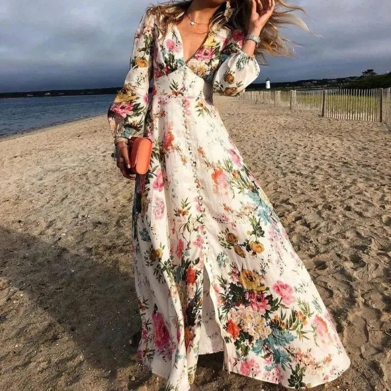 Emilia Beaumont | Floral Maxi Dress For Women