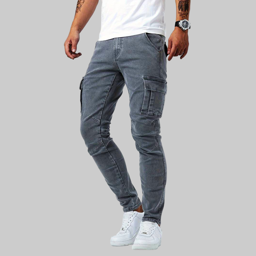 Ryder Knox | Slim Cargo Denim Jeans