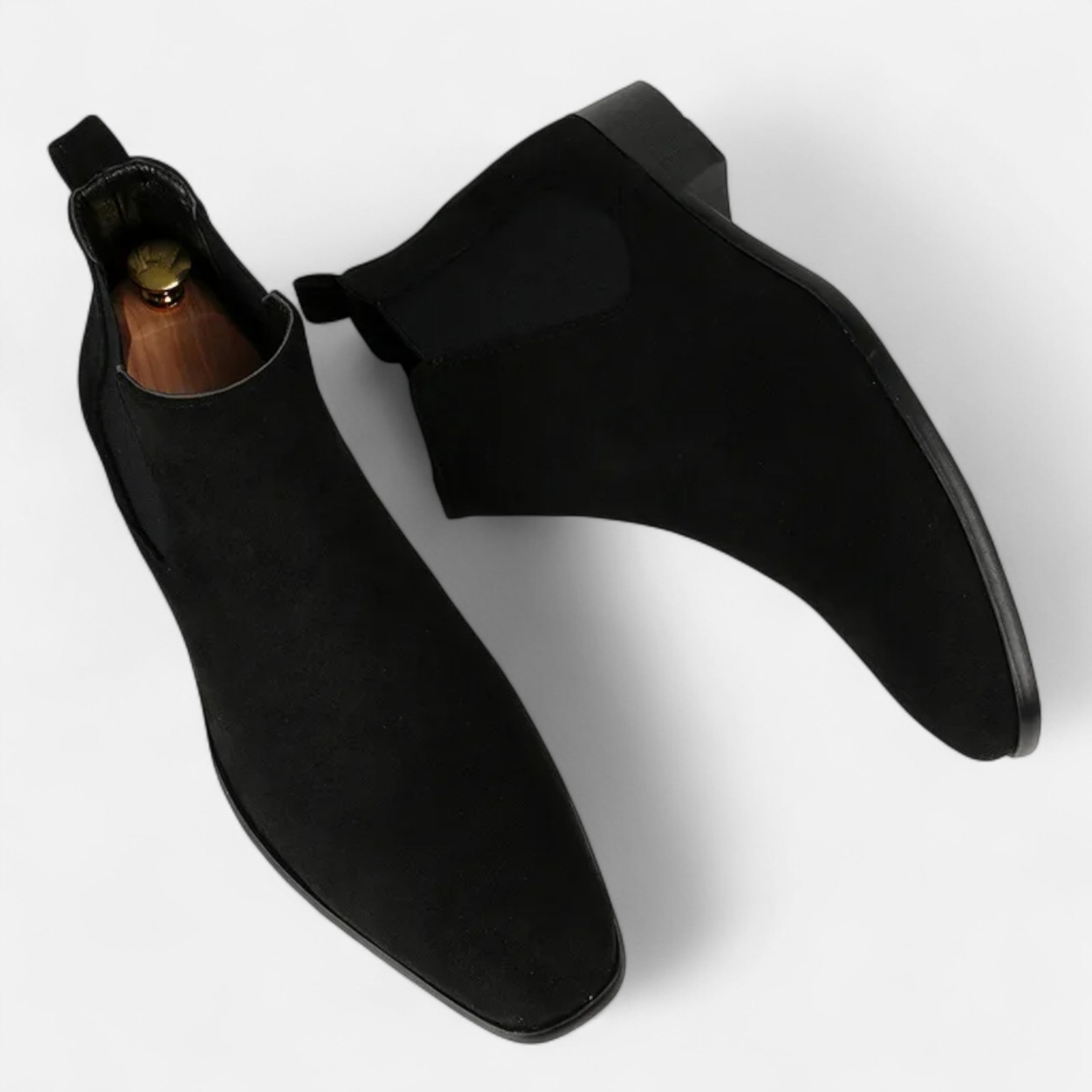 Charlotte Kensington | Suede Chelsea Boots