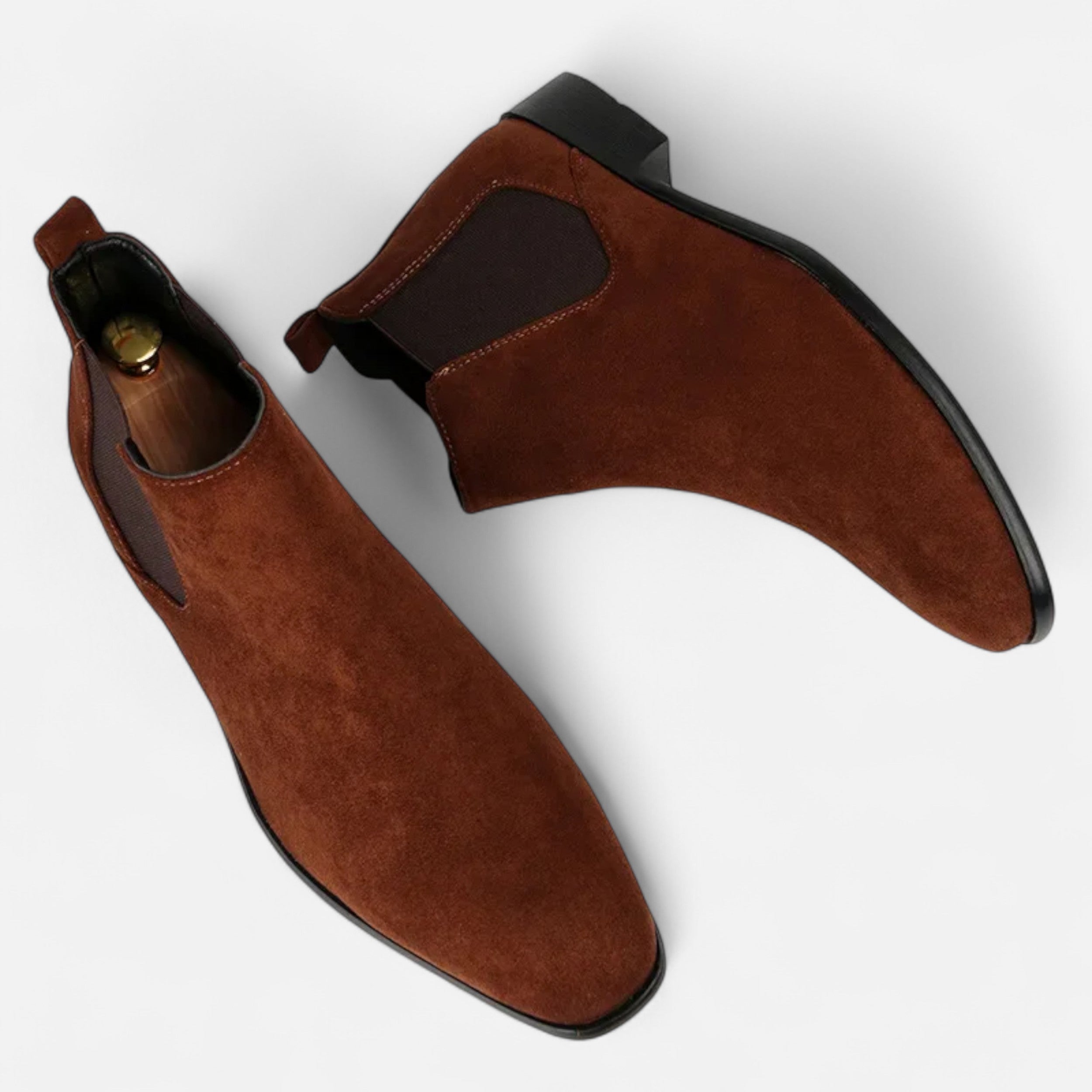 Charlotte Kensington | Suede Chelsea Boots
