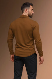 Julien Carrington | Long Sleeve Polo Shirt For Men