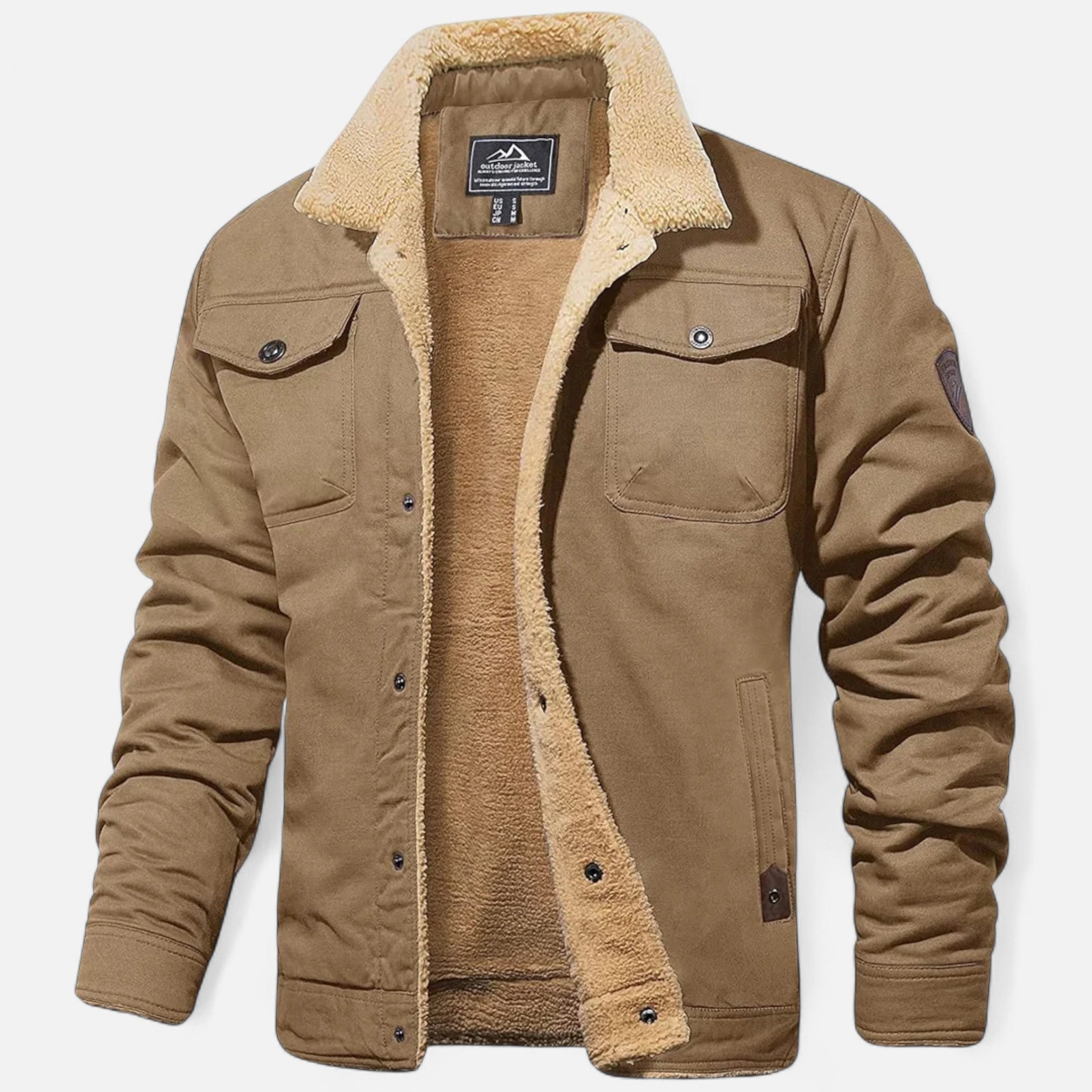 Henry Cavendish | Sherpa Lined Jacket For Men