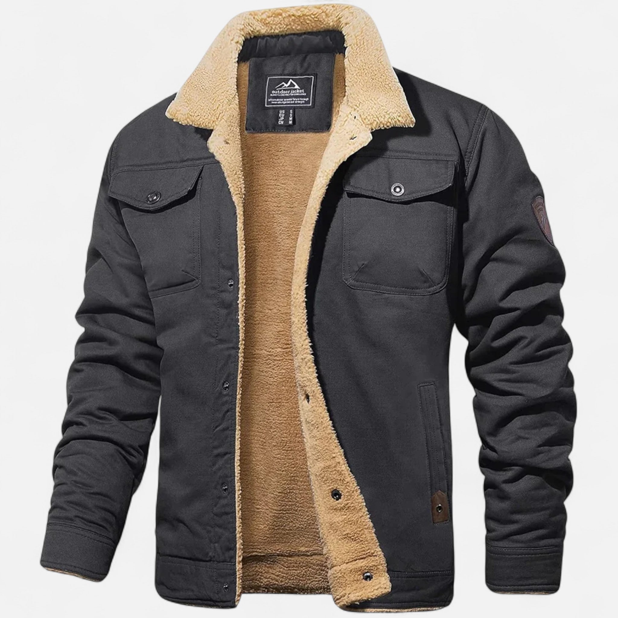 Henry Cavendish | Sherpa Lined Jacket For Men