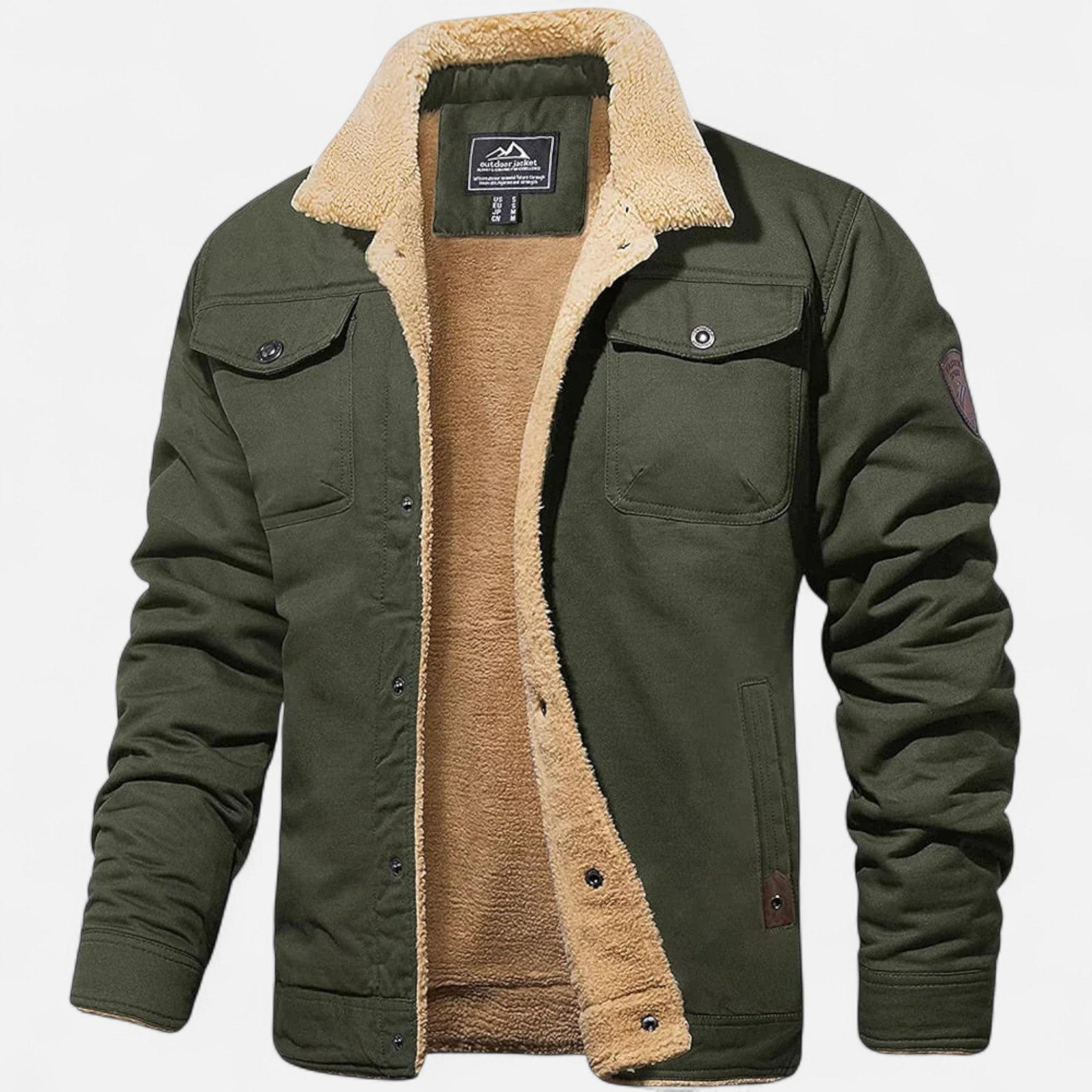 Henry Cavendish | Sherpa Lined Jacket For Men