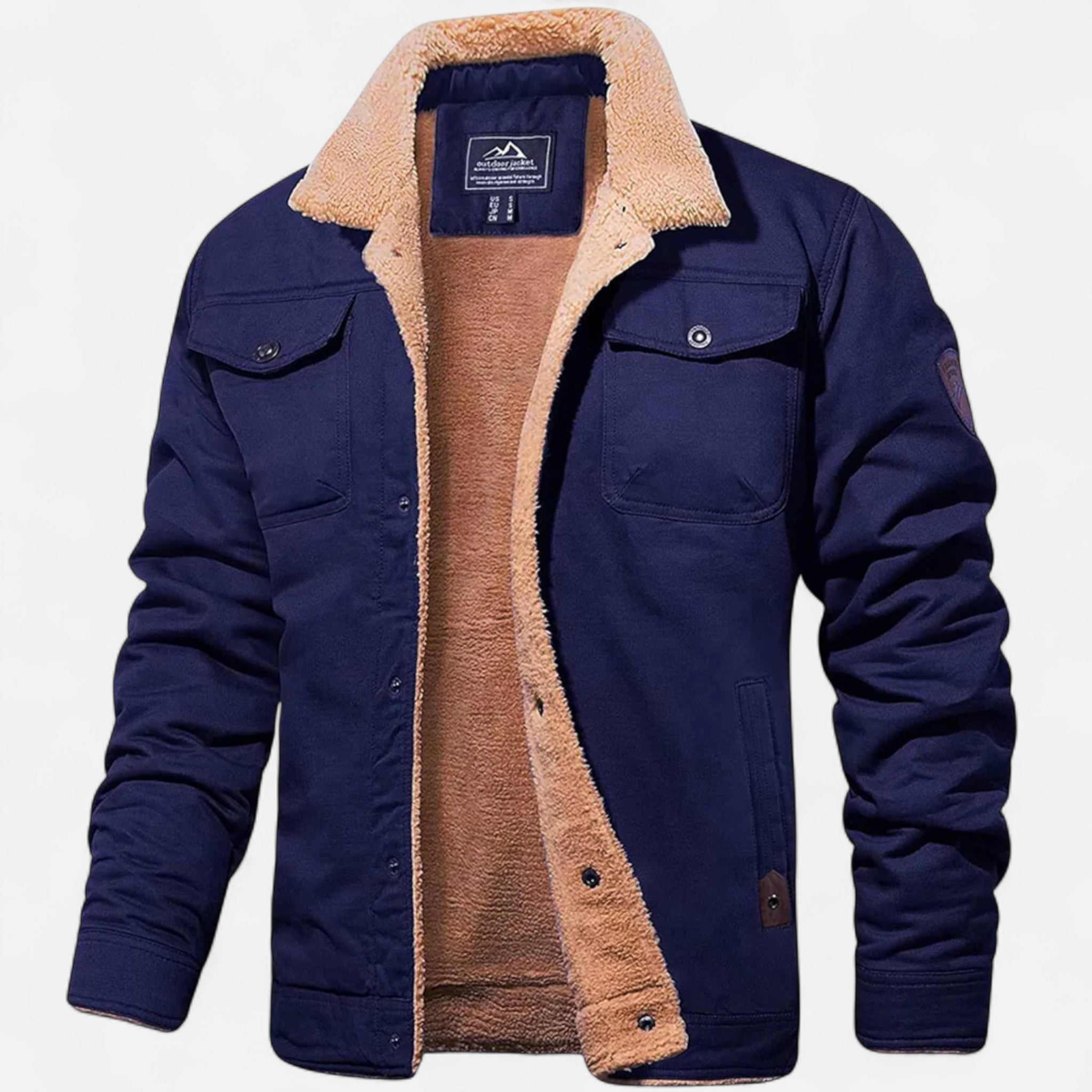 Henry Cavendish | Sherpa Lined Jacket For Men