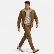 Henry Cavendish | Sherpa Lined Jacket For Men
