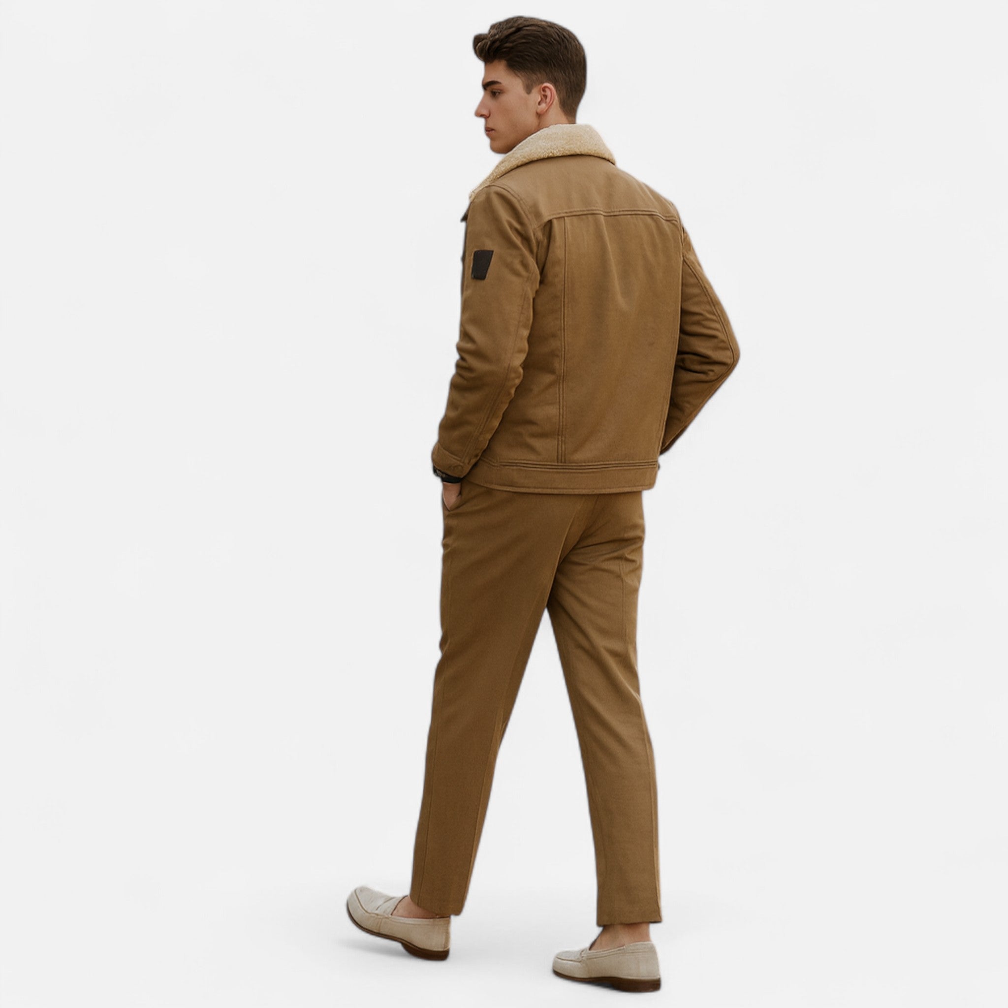 Henry Cavendish | Sherpa Lined Jacket For Men