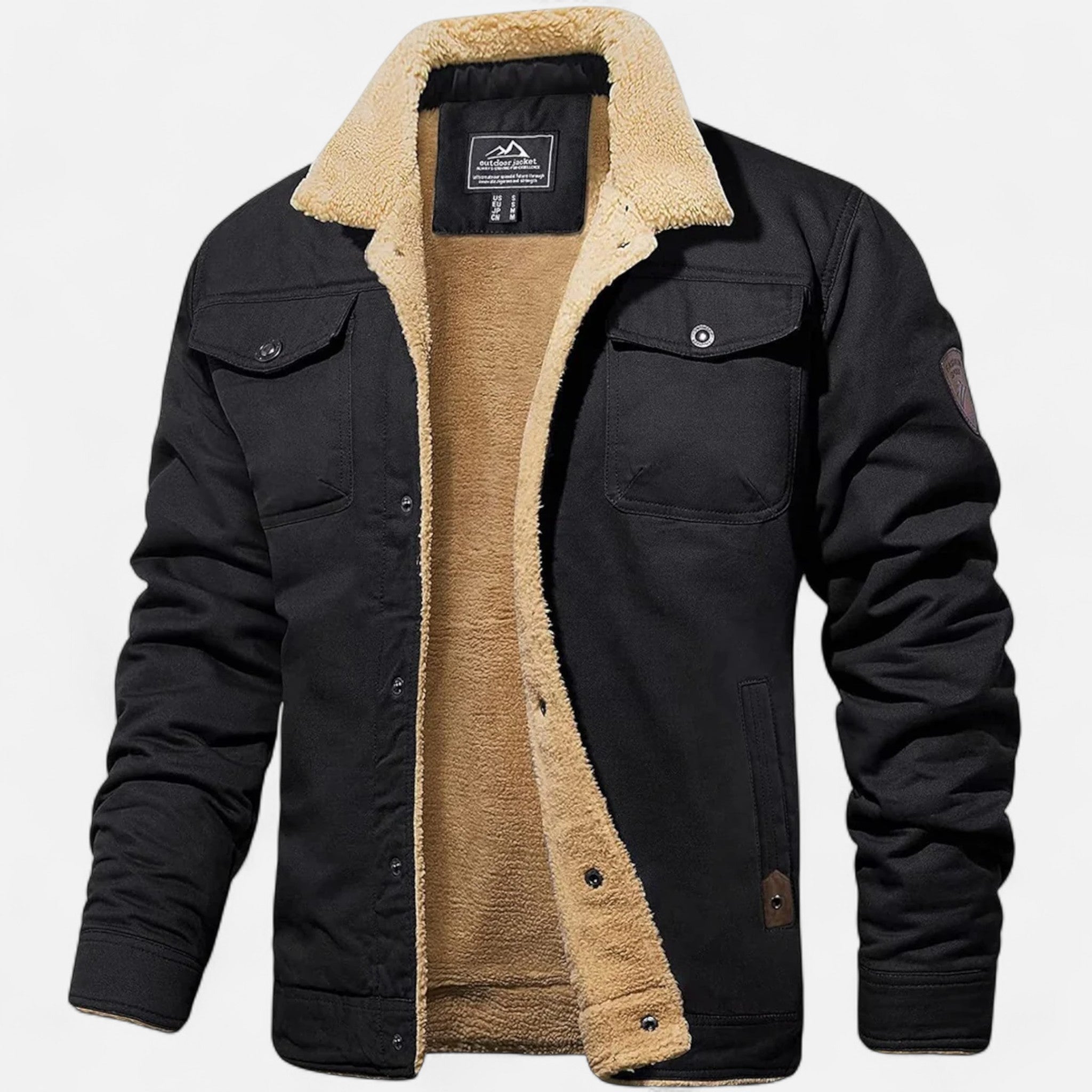 Henry Cavendish | Sherpa Lined Jacket For Men