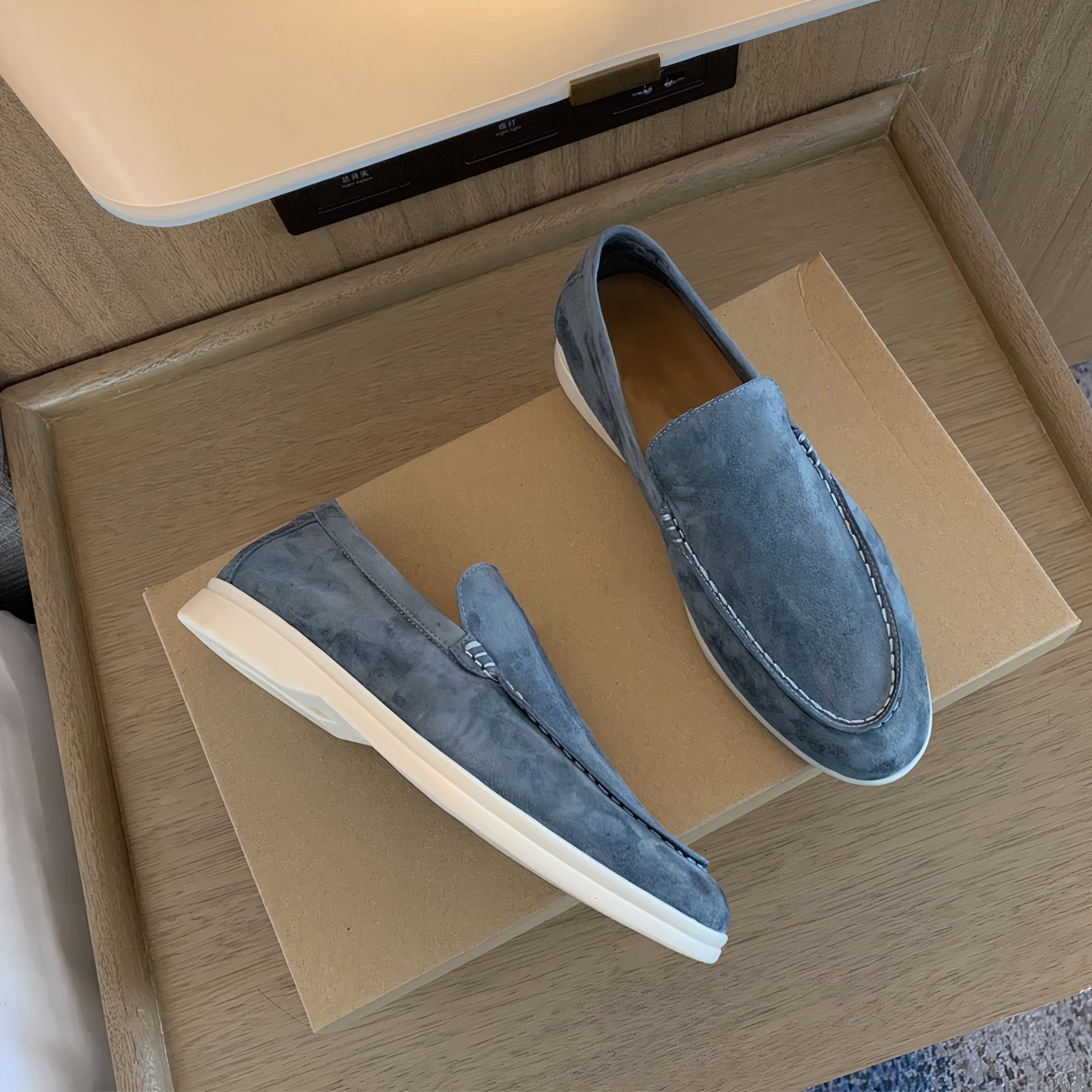 Marco Bellini | Suede Loafers For Men