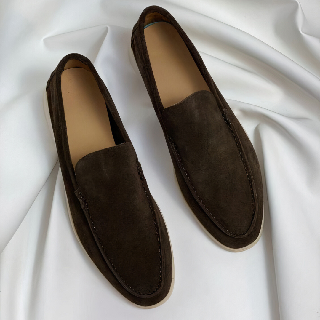 Marco Bellini | Suede Loafers For Men