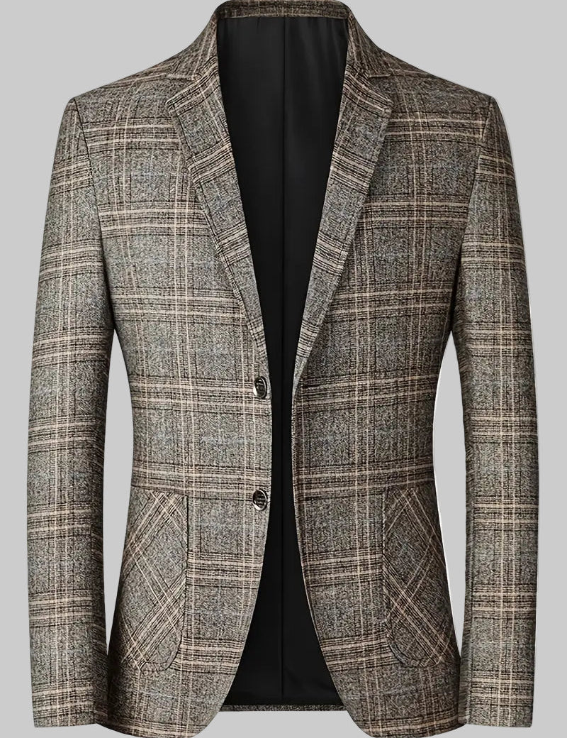 Riccardo Bellini | Plaid Tailored Luxe Blazer
