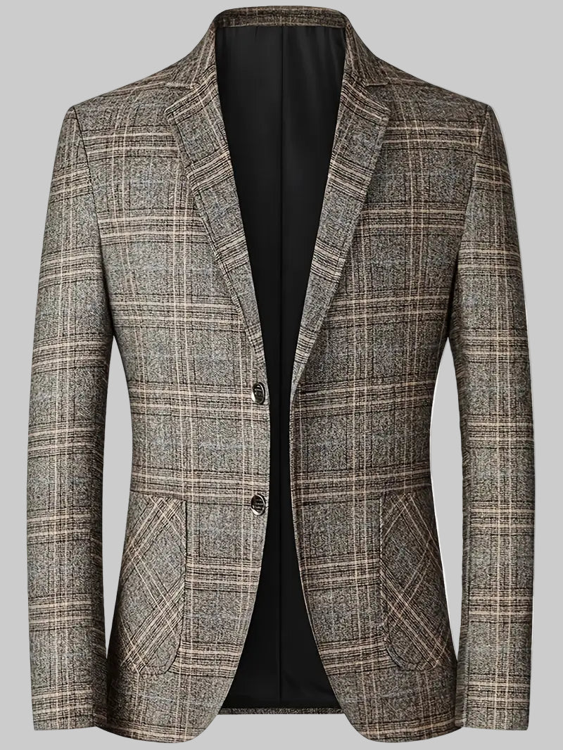 Riccardo Bellini | Plaid Tailored Luxe Blazer