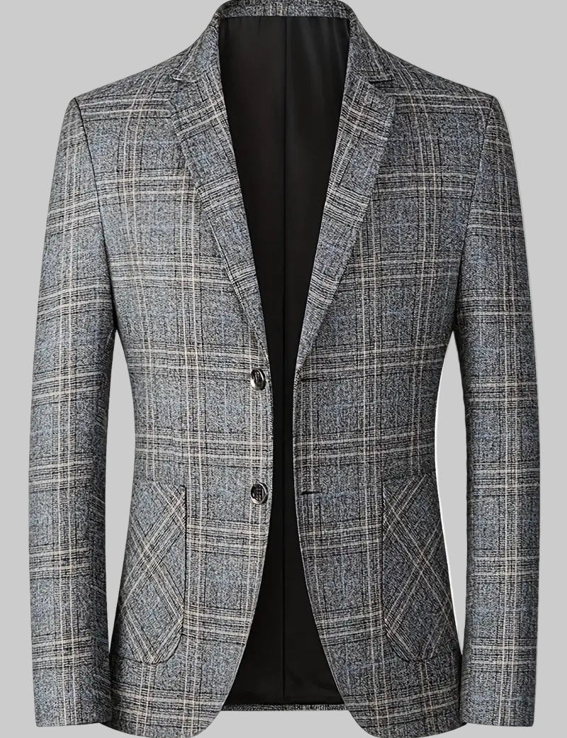 Riccardo Bellini | Plaid Tailored Luxe Blazer