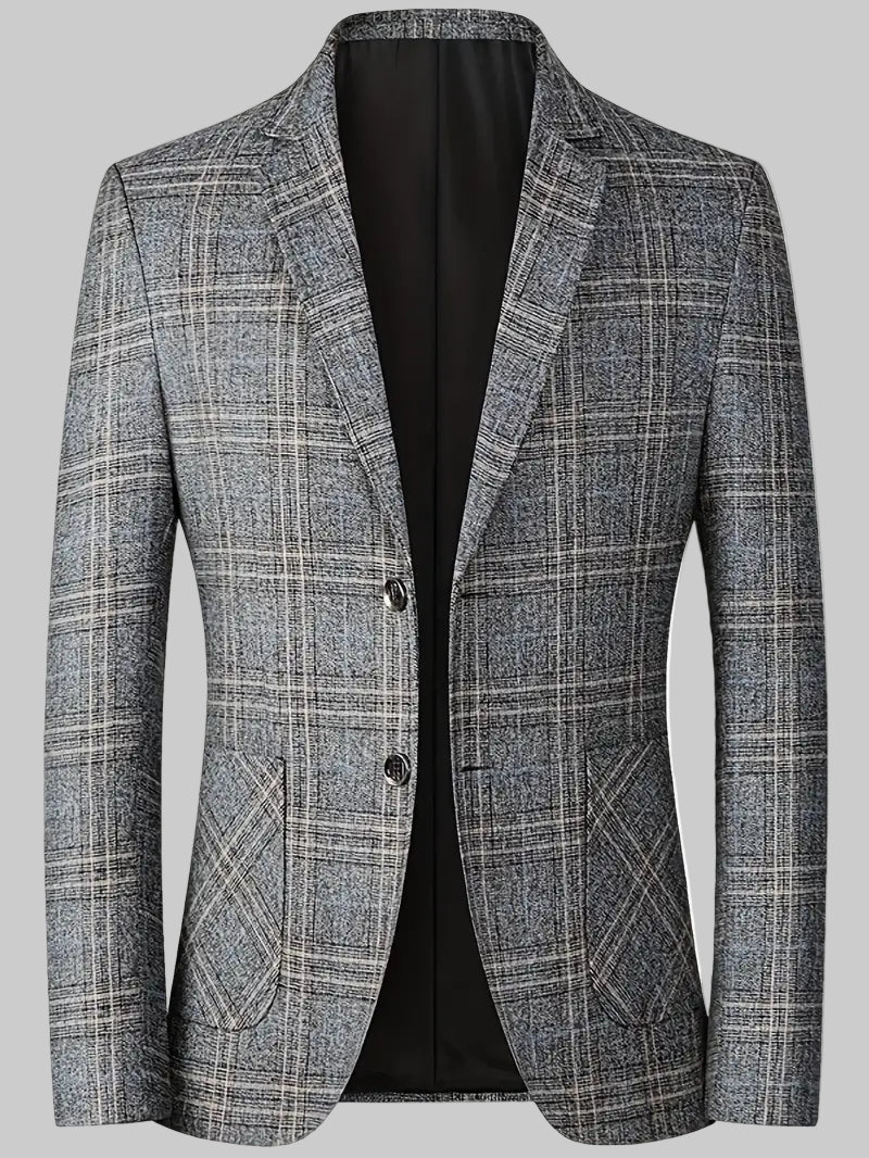 Riccardo Bellini | Plaid Tailored Luxe Blazer