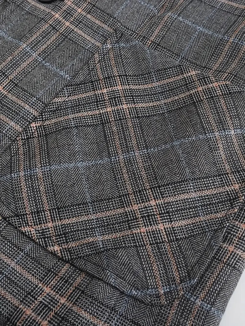 Riccardo Bellini | Plaid Tailored Luxe Blazer