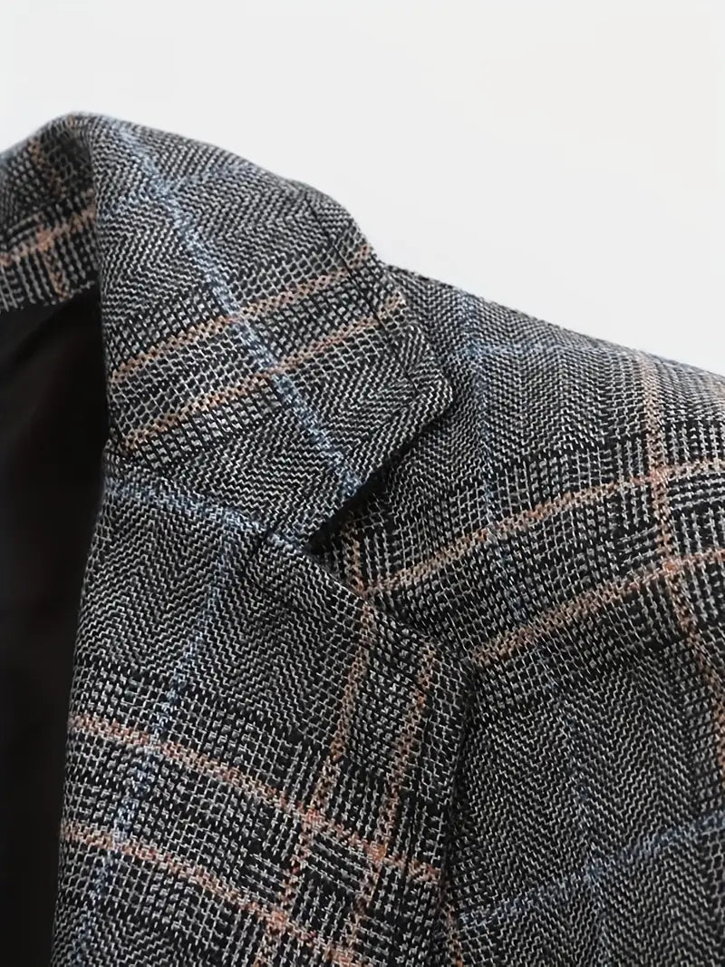 Riccardo Bellini | Plaid Tailored Luxe Blazer