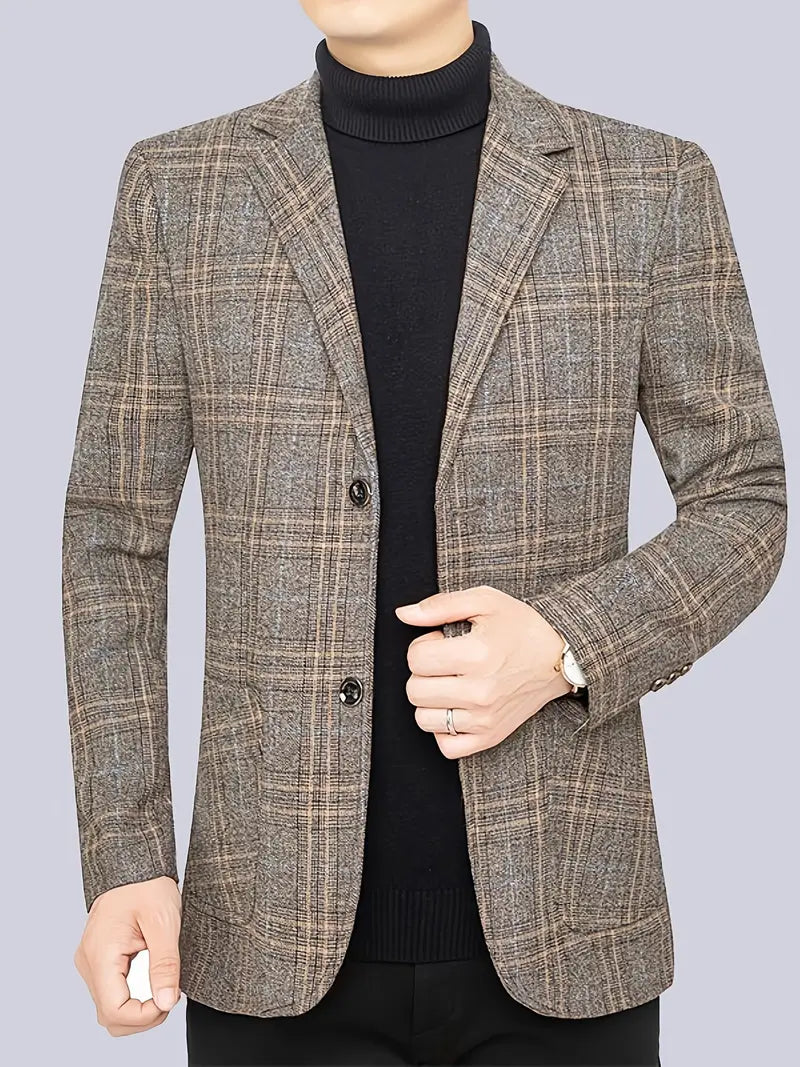 Riccardo Bellini | Plaid Tailored Luxe Blazer