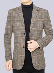 Riccardo Bellini | Plaid Tailored Luxe Blazer