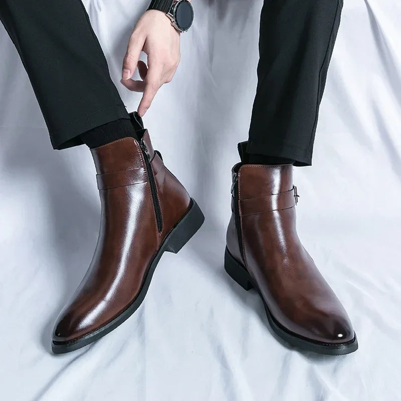 Francesco D’Amico | Roma Executive Leather Boots Luxe
