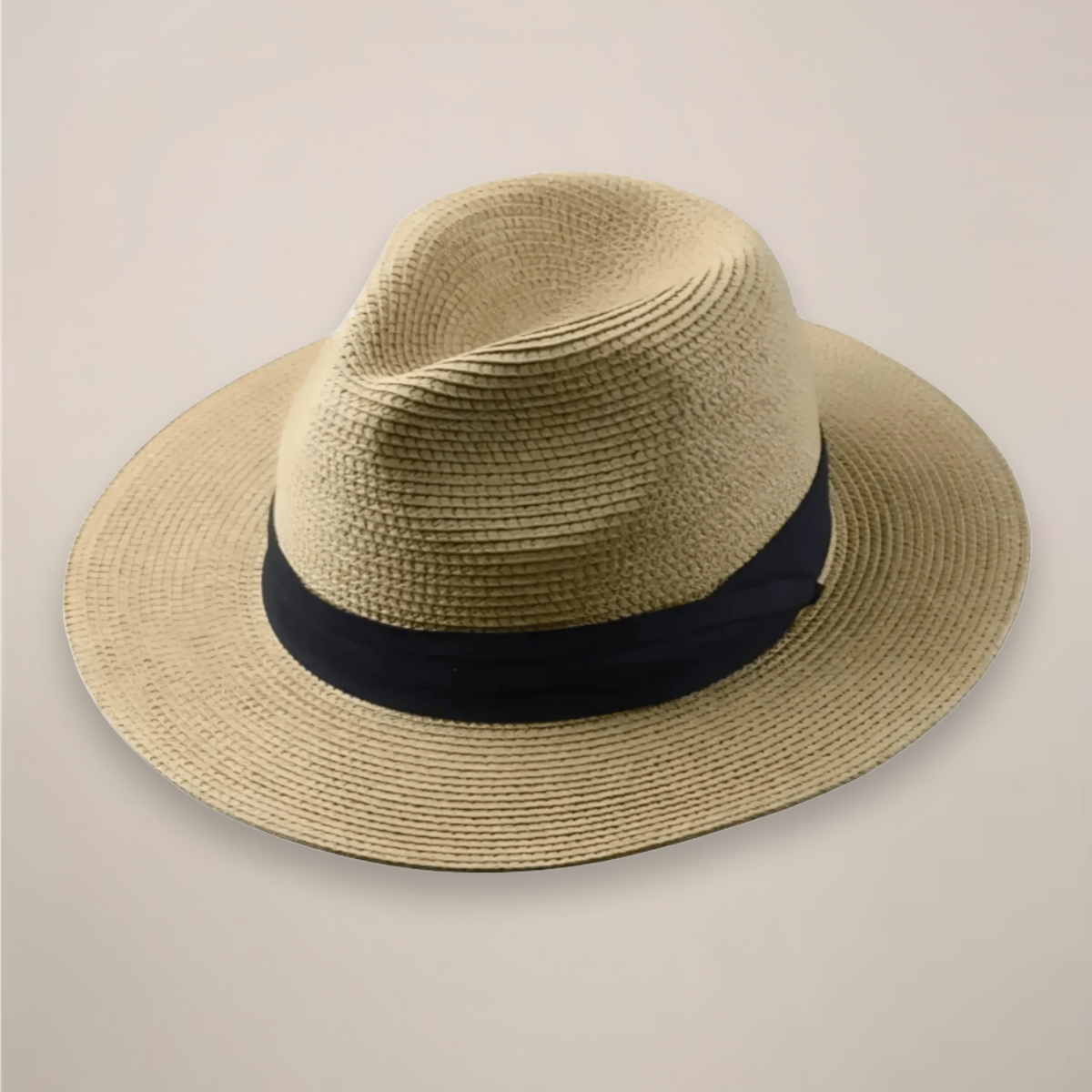 Lorenzo Vitale | Classic Straw Fedora Hat For Men