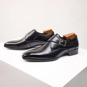 Antonio Ferrara | Roma Monk Strap Leather Shoes Luxe