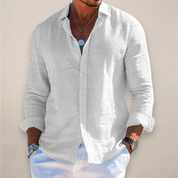 Alessio Romano | Riviera Linen Shirt Luxe