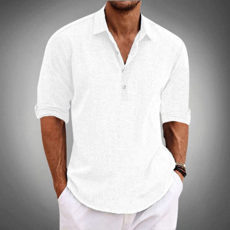 Oliver Kensington | Linen Casual Shirt For Men