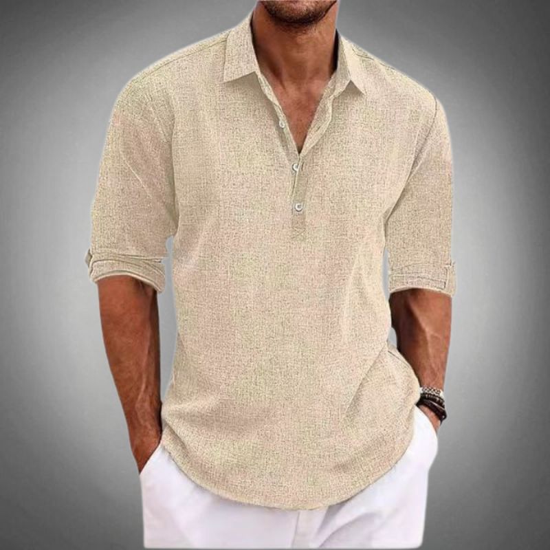 Oliver Kensington | Linen Casual Shirt For Men