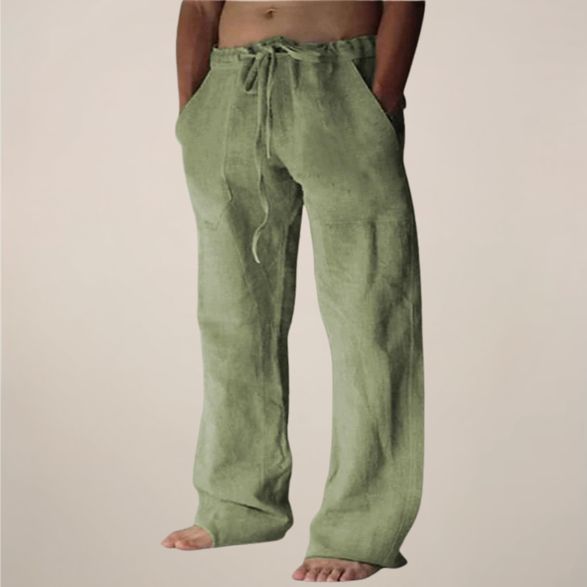 Marco Bellini | Capri Linen Relaxed Trousers Luxe