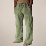 Marco Bellini | Capri Linen Relaxed Trousers Luxe