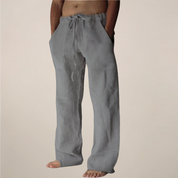 Marco Bellini | Capri Linen Relaxed Trousers Luxe