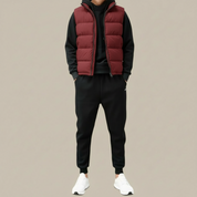 Ethan Montclair | Quilted Hooded Tracksuit Set For Men