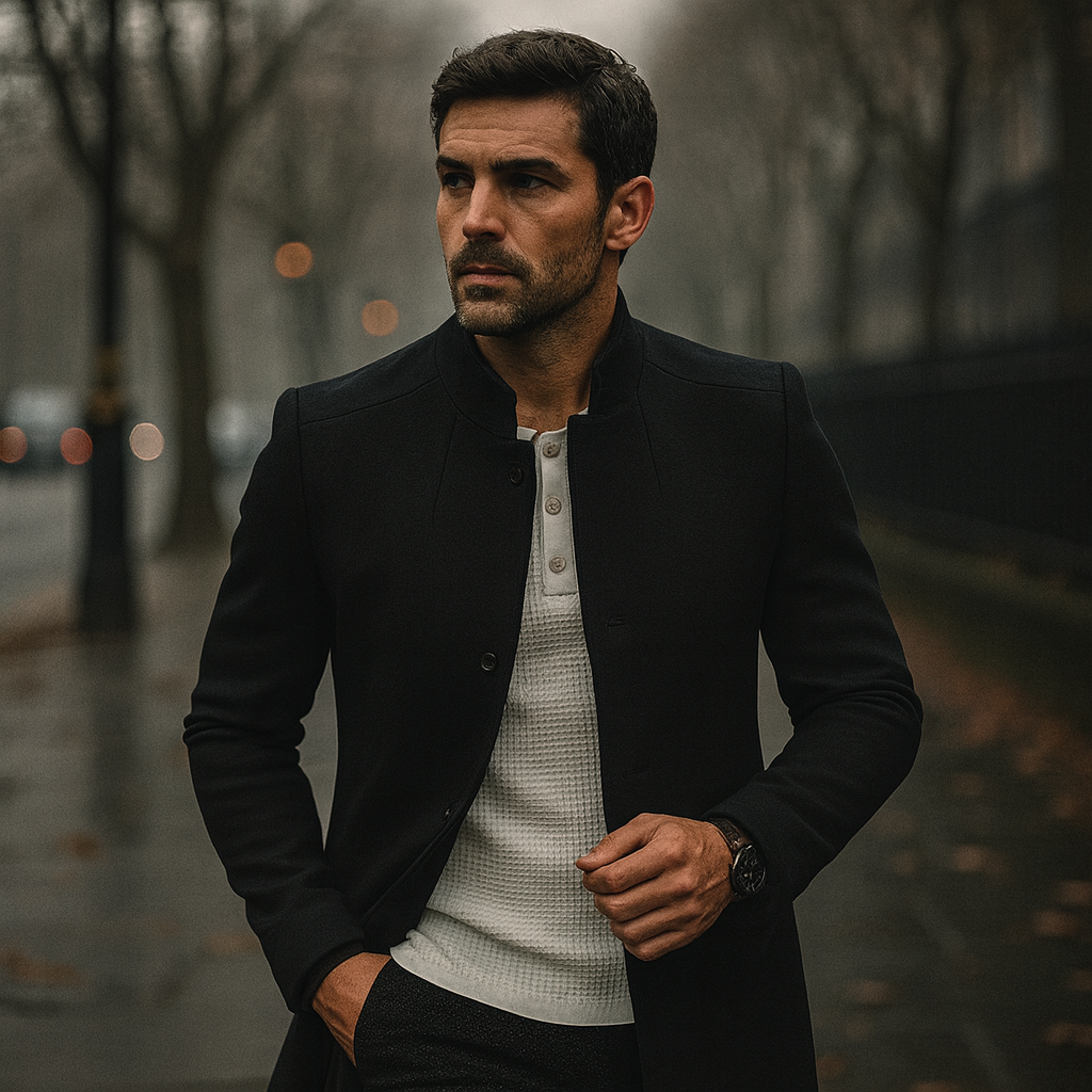 Sebastien Laurent | Tailored Minimalist Coat For Men