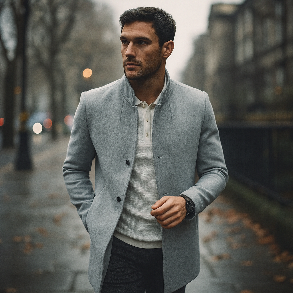 Sebastien Laurent | Tailored Minimalist Coat For Men