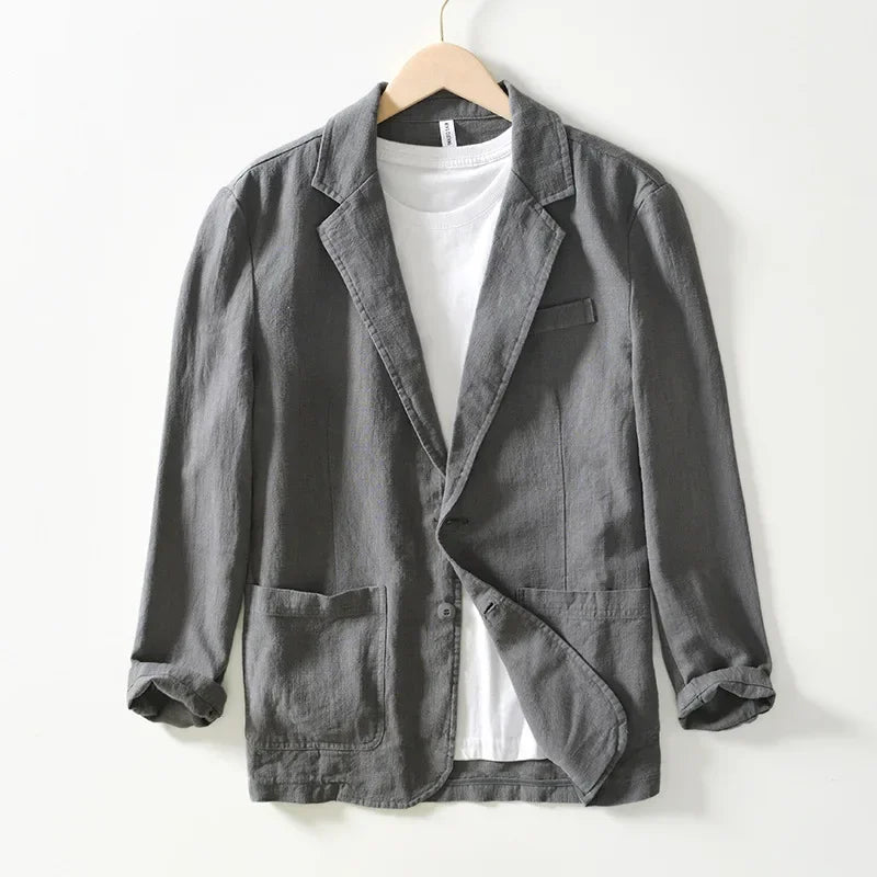 Lorenzo Vitale | Capri Linen Tailored Blazer Luxe