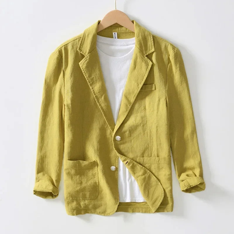 Lorenzo Vitale | Capri Linen Tailored Blazer Luxe