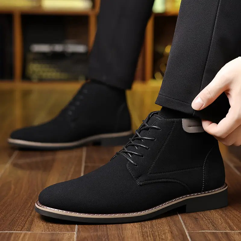 Mens-Retro-Mid-Top-Lace-Up-Shoes-Pointed-Toe-with-Rubber-Sole.webp