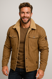 Giorgio Valentini | Torino Shearling Collar Jacket Luxe