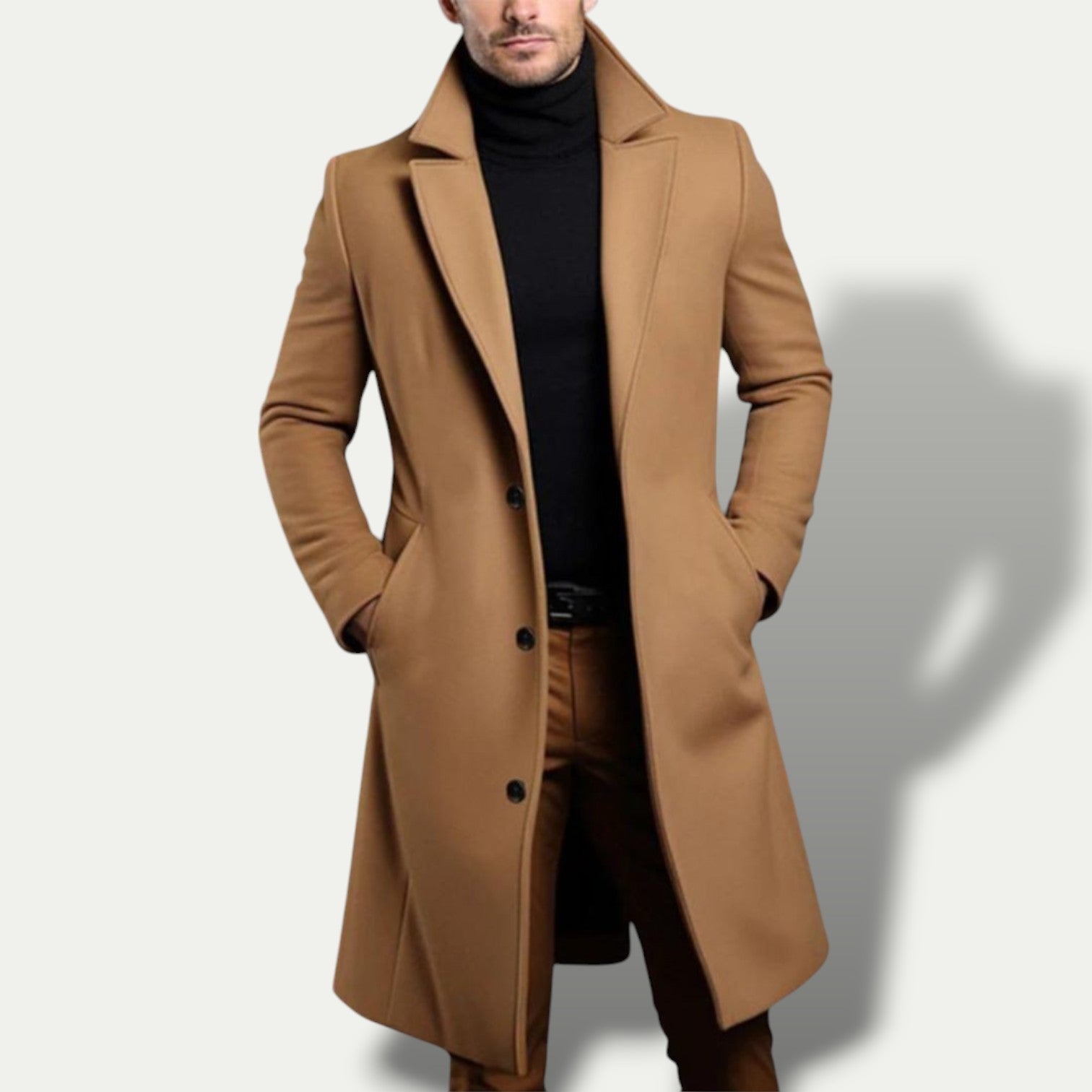 Charles Beaumont | Tailored Wool Overcoat For Men