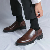 Luca Bianchi | Milano Prestige Leather Slip-On Shoes